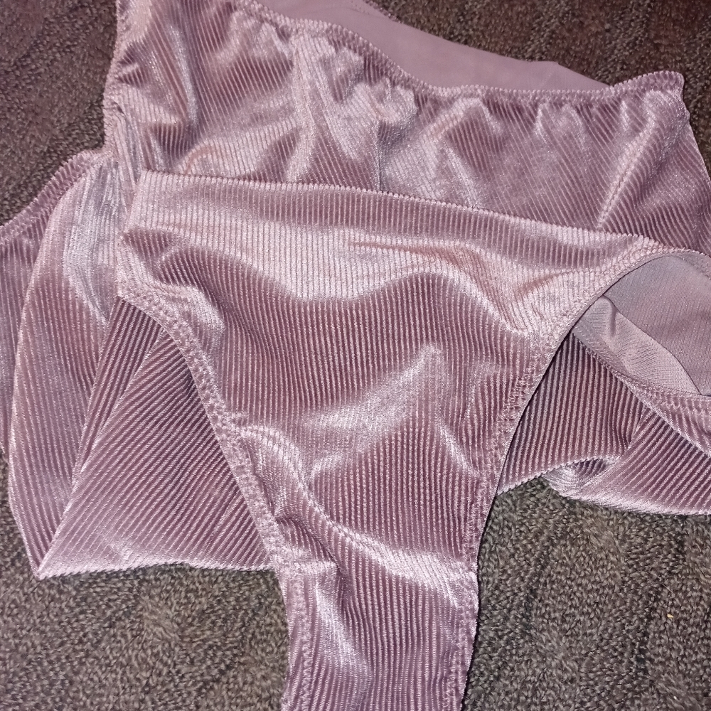Out From Under Ribbed One Shoulder Thong Bodysuit
